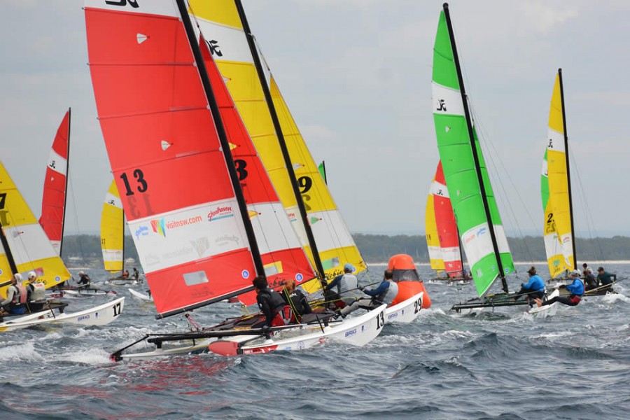 Hobie 16 World Championships. Finals Day 1. Game On!