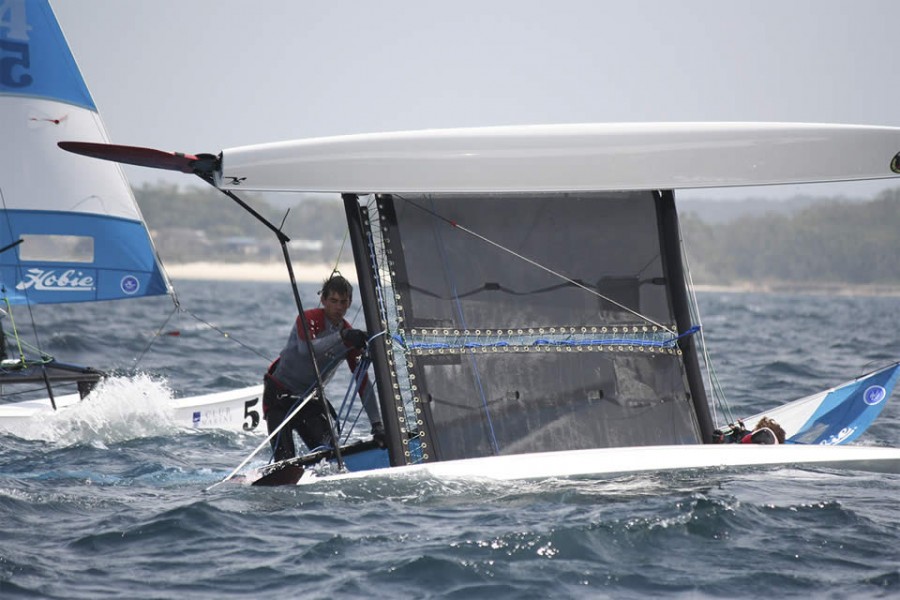 Hobie 16 World Championships. Semi Finals Day 3. Who will make the top 56?